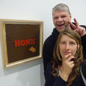 Anni and Sandro in Museum
